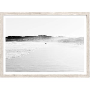 Coastal Wall Art, Beach Photography Prints, Extra Large Wall Art Prints, Black and White Wall Art, Surf Art Print, Minimalist Wall Art