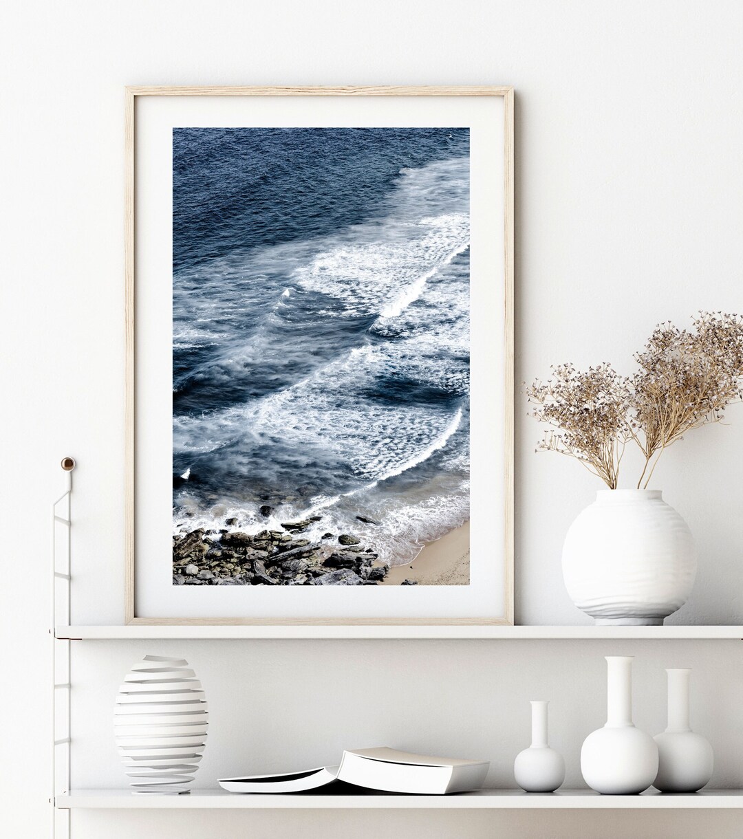 Coastal Wall Art, Aerial Beach Photography Prints, Extra Large Wall Art