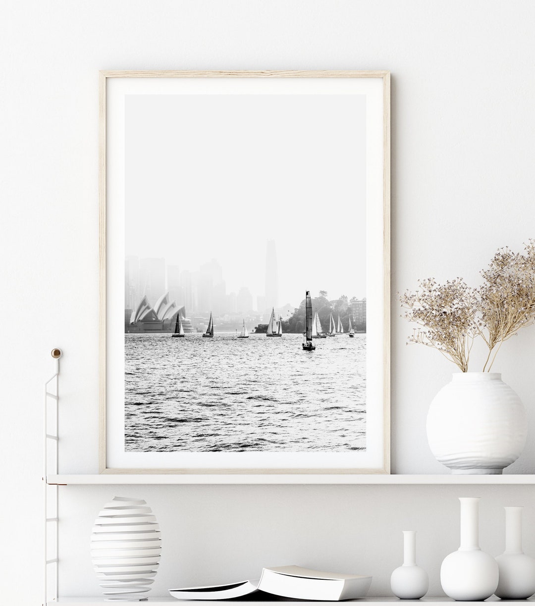 Sydney Print, Large Wall Art Prints, Sydney Photography Prints, Black and White Prints