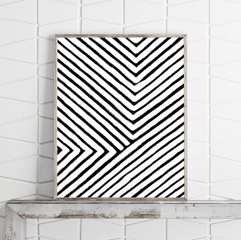 Abstract Art Geometric Wall Poster Minimalist Large Prints Printable Able