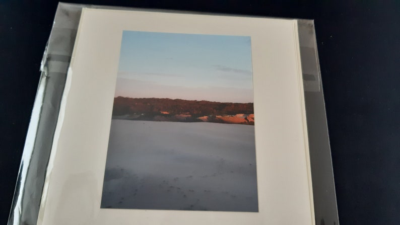 Set of 4 Sunset cards 5 size Australia Blank cards image 3