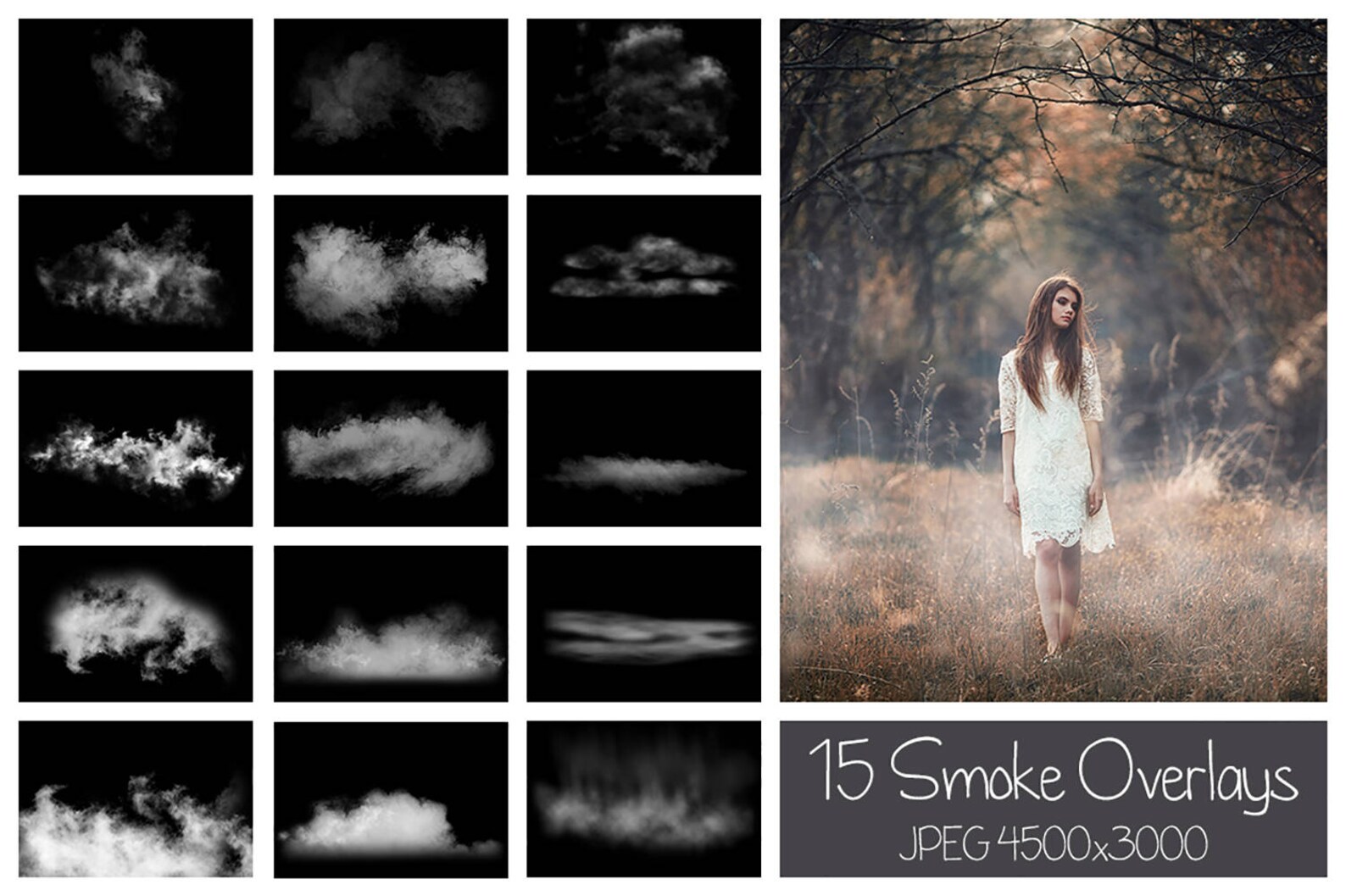 Autumn Landscape Bundle - 60 Fall Actions - 25 Fog Overlays - 15 Autumn ...