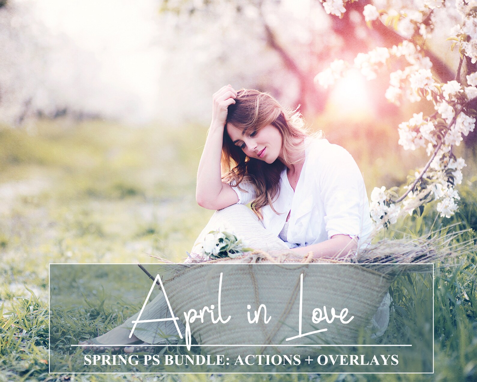 100 Spring PS Effects Spring PS Overlays Spring Bundle | Etsy