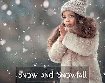 40 Snow Overlays - Snow Textures - Winter Overlays - Christmas Background - Falling Snow Overlays - Snowfall Backdrop - Christmas Overlays