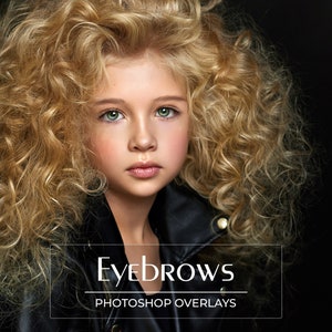 30 Eyebrows Overlays - Brows PNG - Portrait - Photo Editing - Eye Retouch - Photoshop - Photography Overlay - PNG