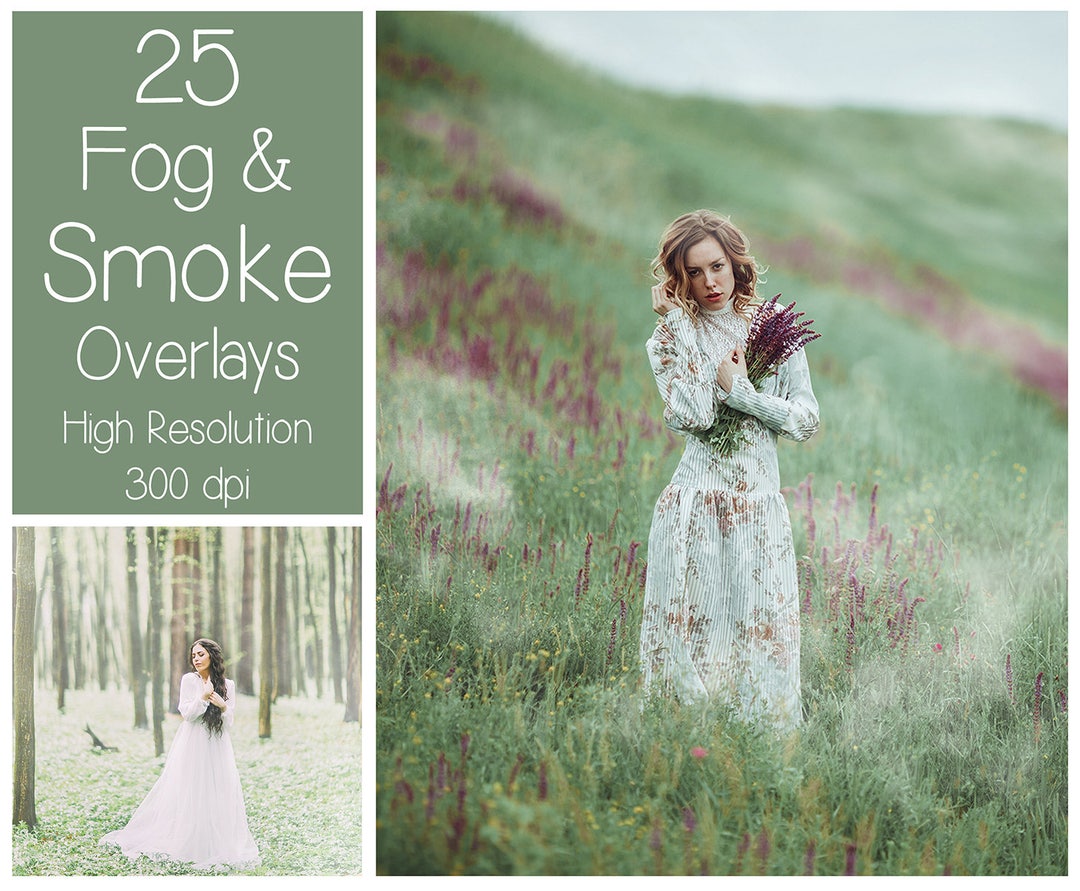 25 mgły nakładki-dym nakładki-mgła Photoshop nakładki-mglisty krajobraz ...