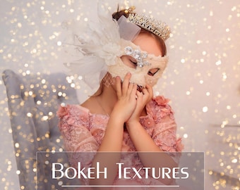 35 Bokeh Textures - Glitter  - Shimmer Textures - Christmas Overlays - Gold Bokeh - Holiday Lights - Shine  - Sparkle Overlays