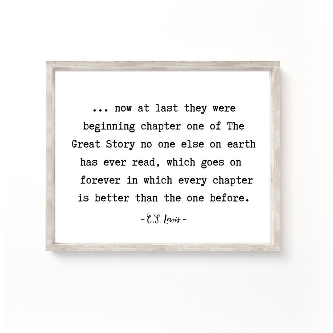 CS Lewis Quote Print: Narnia Nursery Decor (digital Download) - Etsy