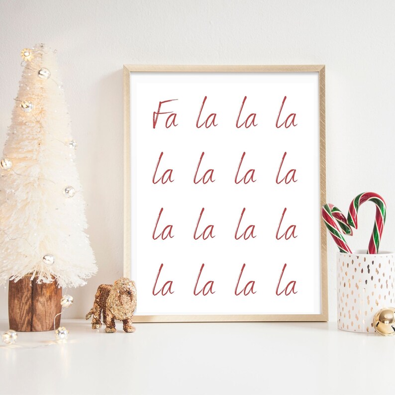 La la la christmas song lyrics
