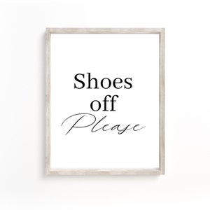 Shoes Off Please,Please remove your shoes sign, Entry Decor, No shoes, No shoes sign, Front door Decor,Take shoes off sign, please no shoes,