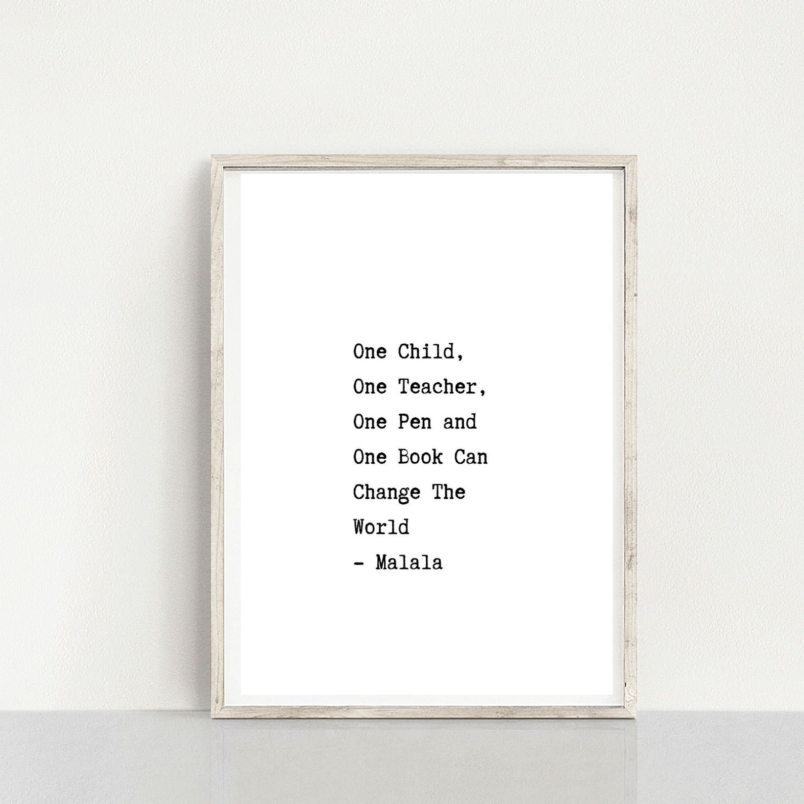 One Child One Teacher One Pen