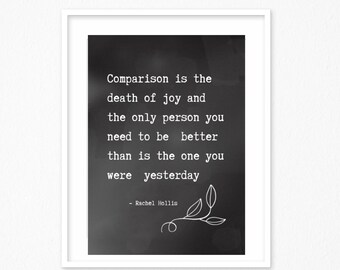 Rachel Hollis Quote Print, Self-Care Printable (digitale download)