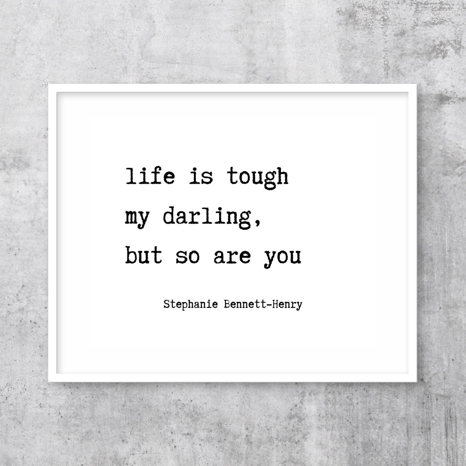 Life is Tough Print Girl Boss Printable Girl Power Wall Art - Etsy