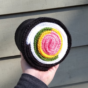 Sushi Roll Knit Scarf
