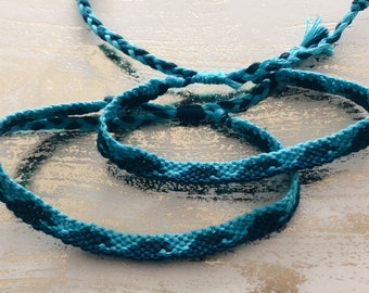 Ocean Wave Friendship Bracelet - Summer Jewelry - Surfer Jewelry - Best Friend Gift - Hawaiian