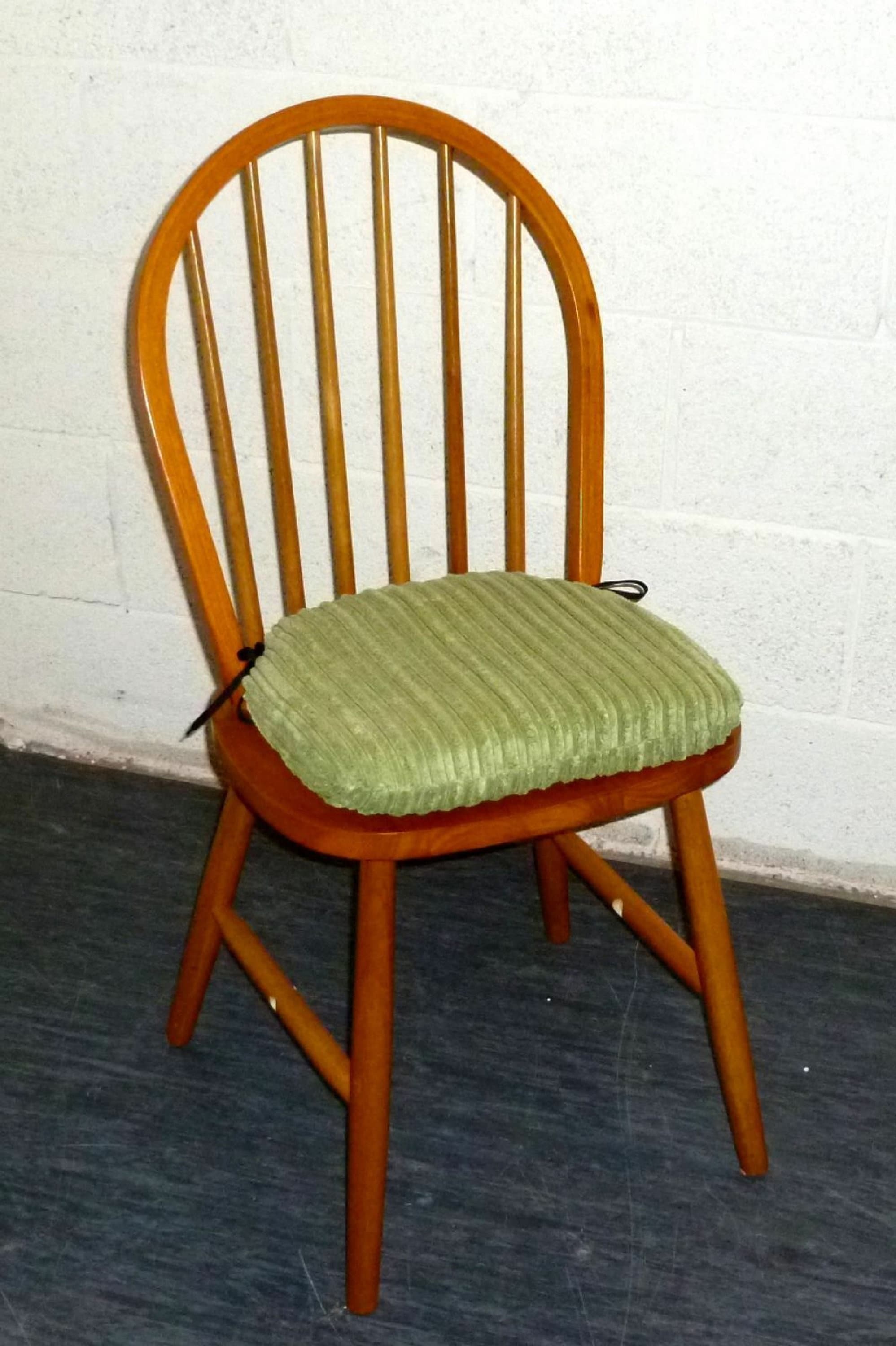 Dining Chair Cushions for Spindle Back Chairs Washable Jumbo Cord