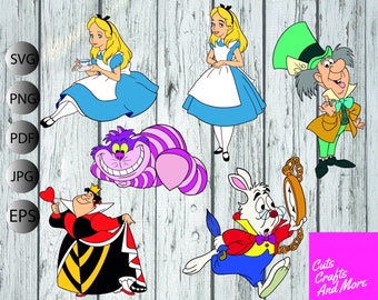 Download Alice Wonderland Svg Etsy