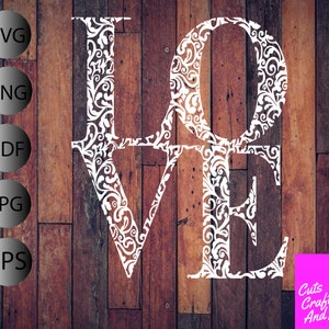 Love Papercut design, Fleur de Lis, Papercut Template, Cricut Silhouette, svg pdf png jpg, fleur de lis, handcutting template, Papercutting