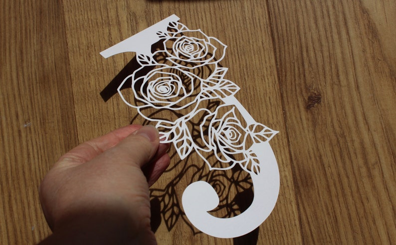 Download Floral Letter J Alphabet Cricut Silhouette svg pdf png | Etsy