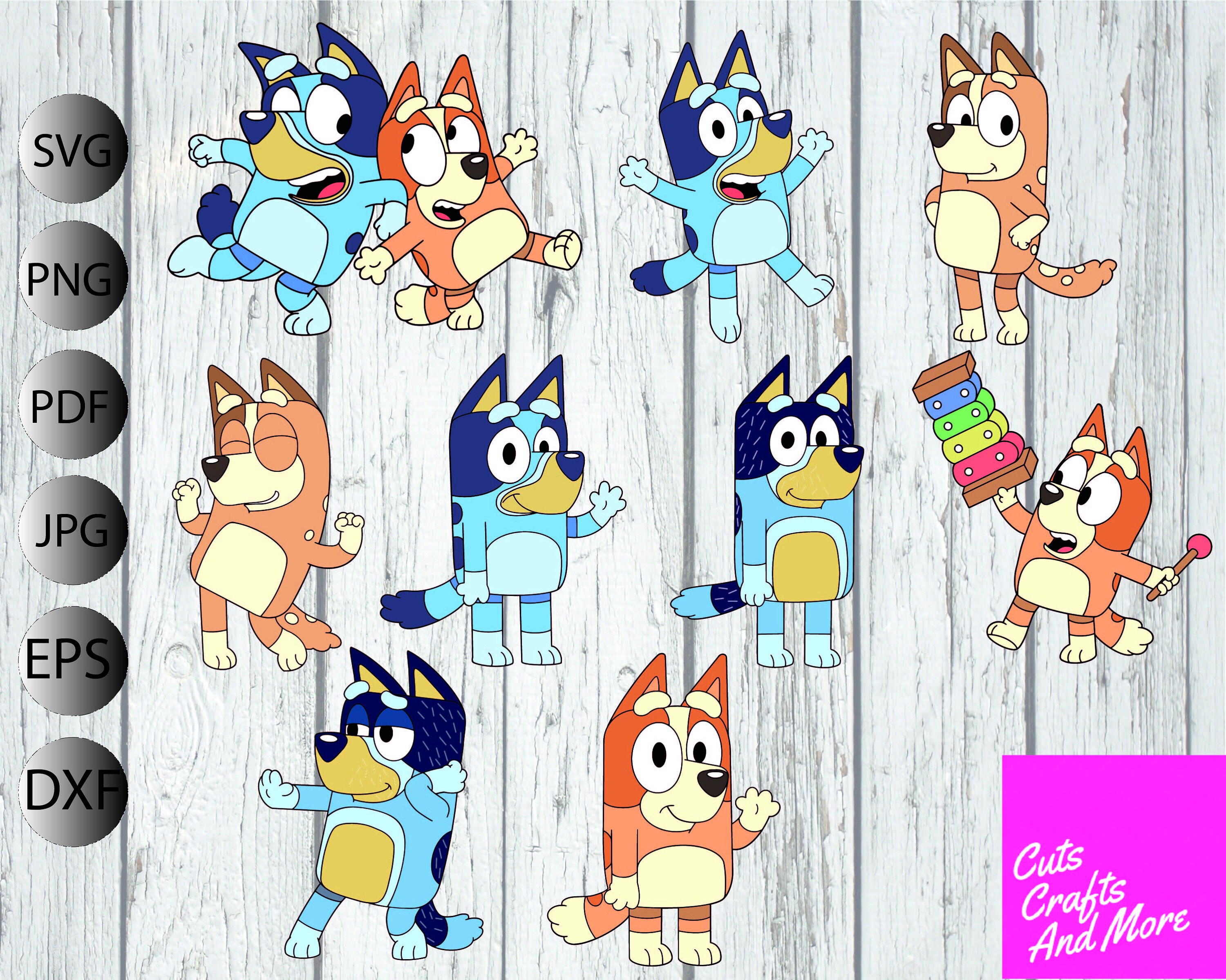 Download Bluey svg bundle bluey svg heeley family svg bingo svg | Etsy