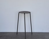 Retro Mid Century Danish Arne Jacobsen Style Vintage Industrial Stacking Stool