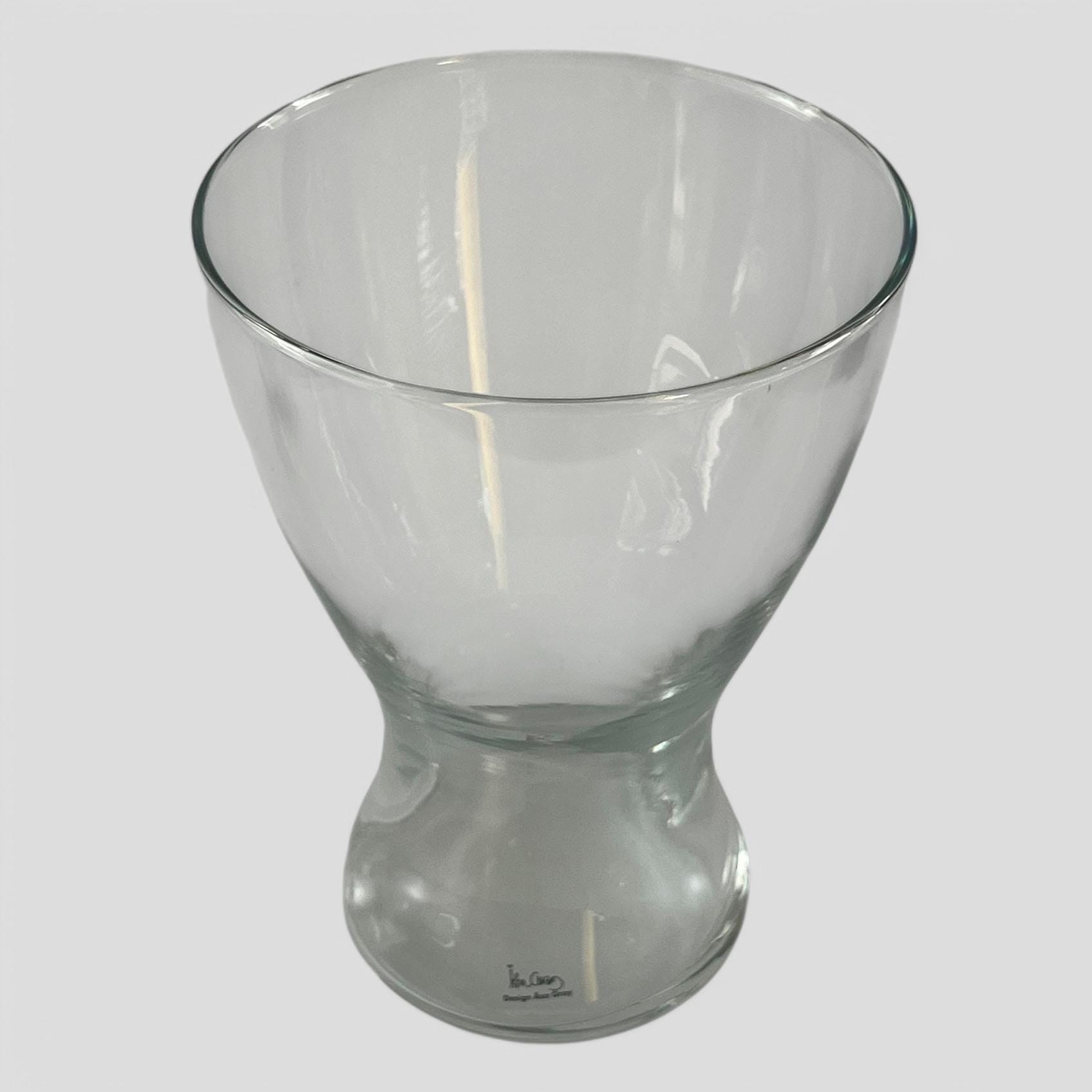 Vintage IKEA Asa Grey Glass Vase - Etsy