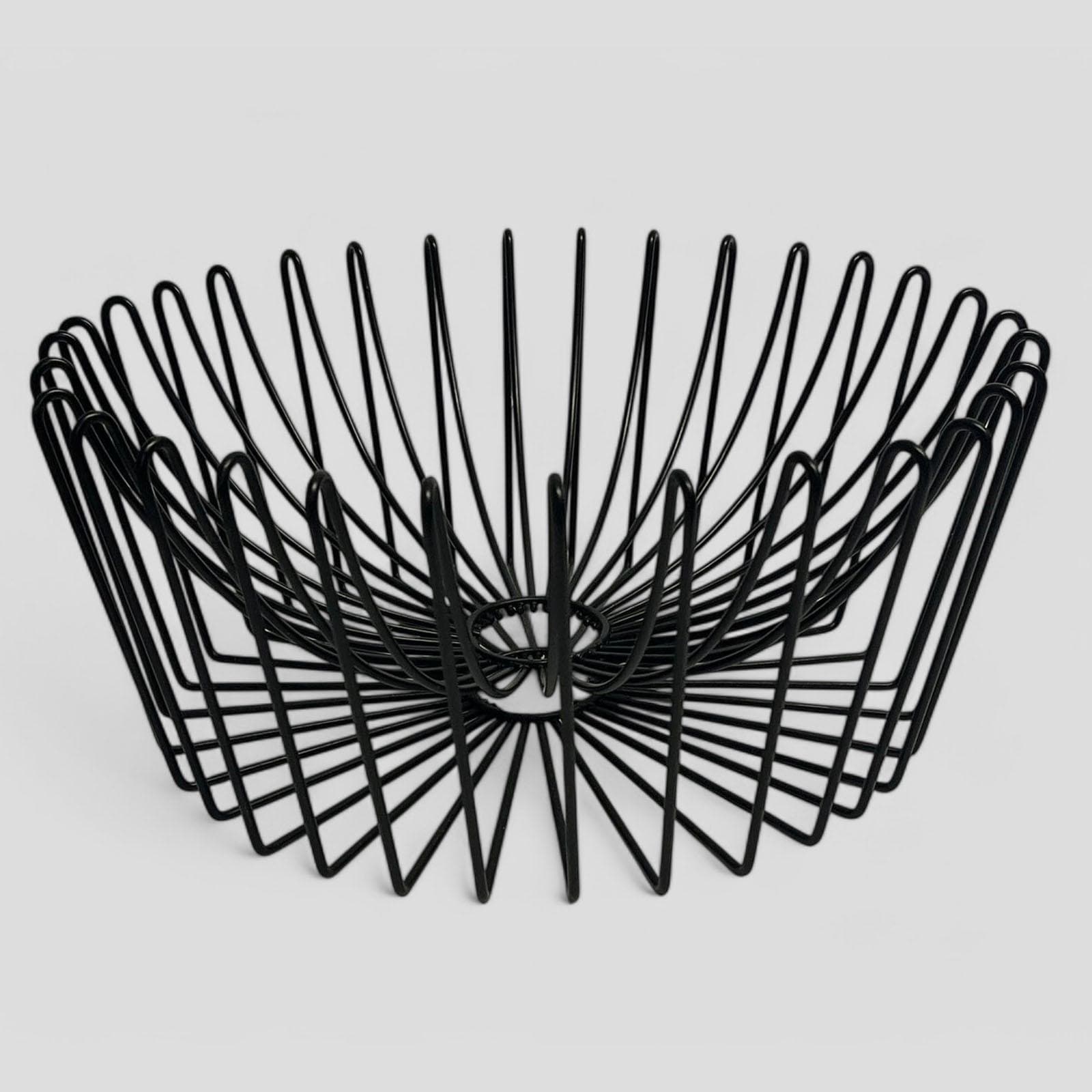 希少90s OLD IKEA TRADIG フルーツバスケット　エレンヨハンソン Vintage 1990's IKEA Tradig Black Wire Fruit Bowl by Ehlen