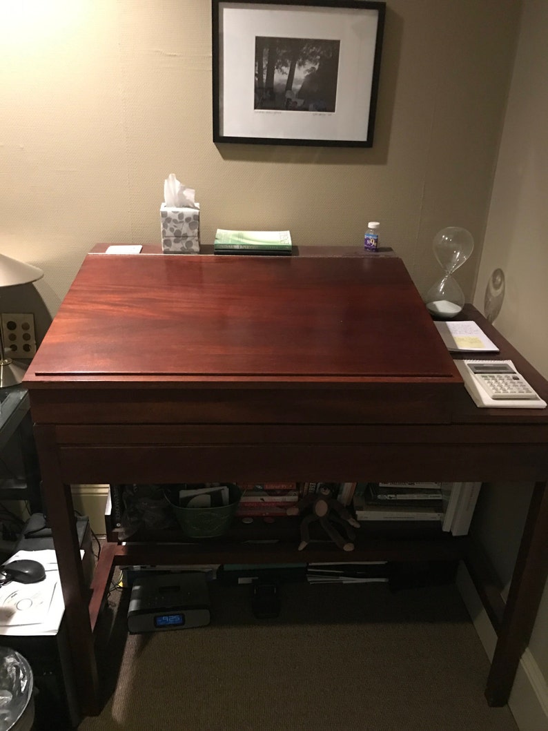 Very Large Antique Standing Desk Etsy