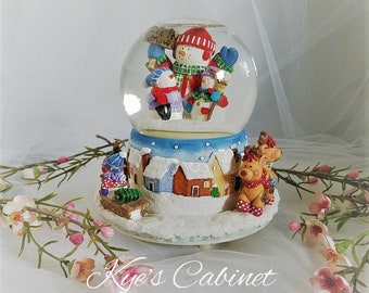 christmas musical snow globe by san francisco music box company snowman family rotating water globe music box holiday decor - Christmas Musical Snow Globes christmas musical snow globe by san francisco music box company snowman family rotating water globe music box holiday decor - Christmas Musical Snow Globes