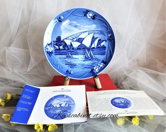 Bing & Grondahl Sydney Plate: 2000 Limited Edition, Made in Denmark