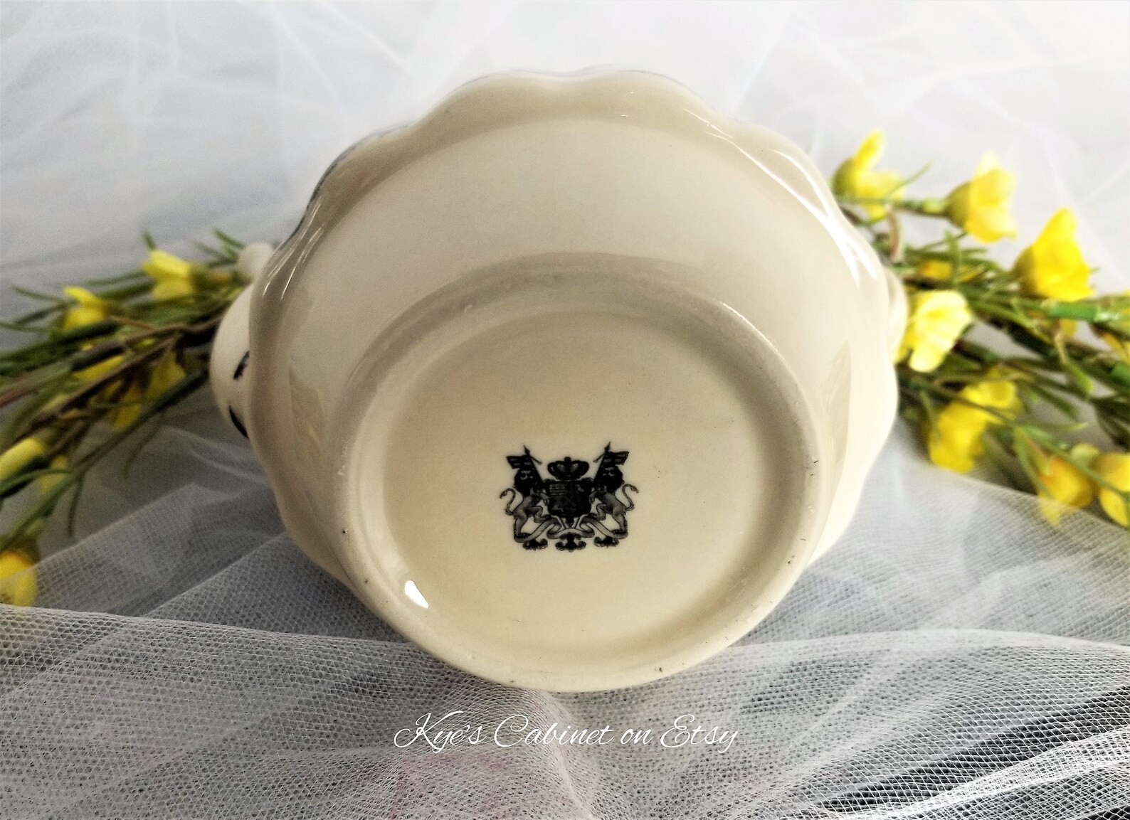 Antiche Riproduzioni Transferware 2 Cup Teapot and Teacup Etsy