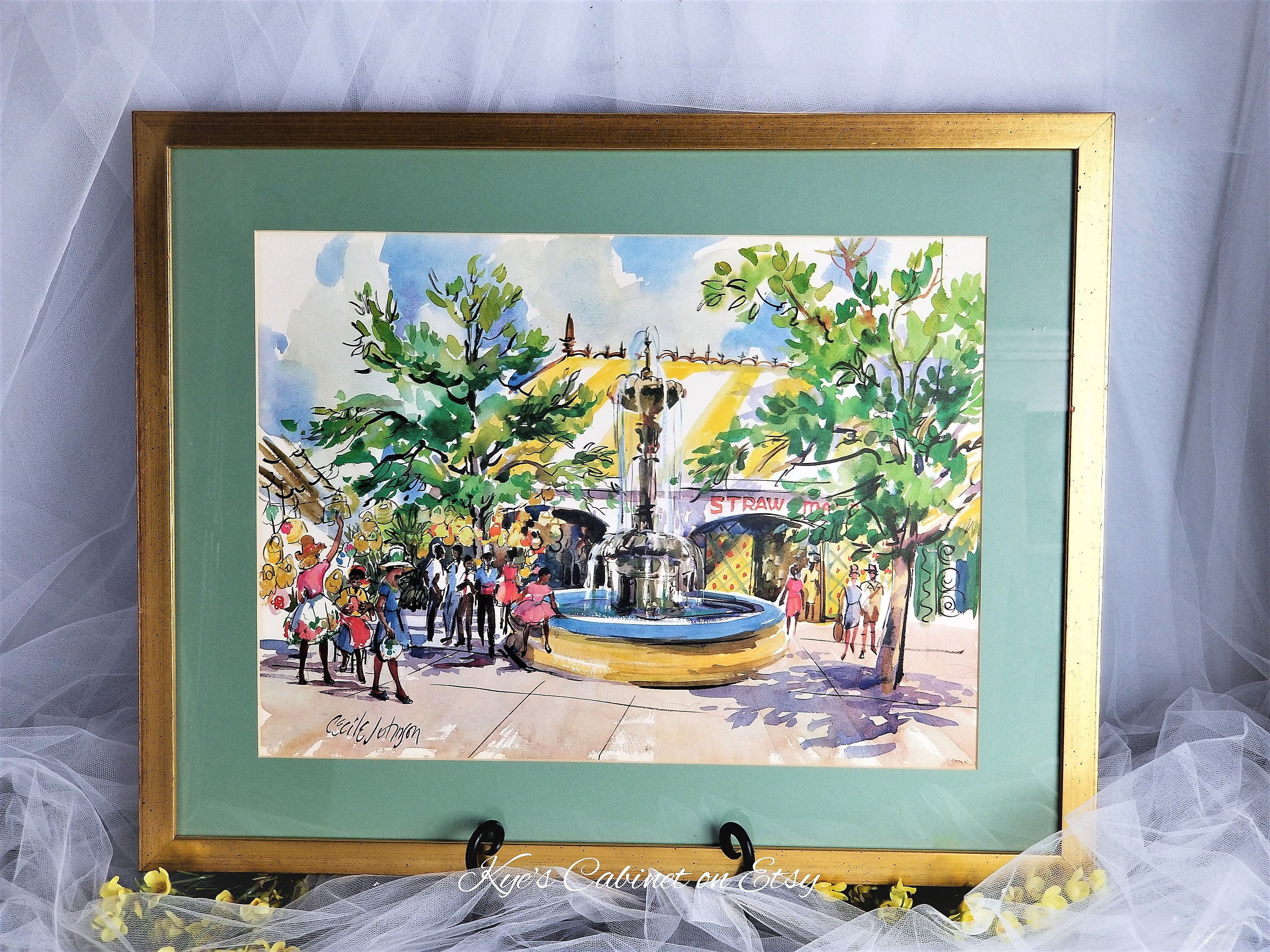 London Cecile Johnson Watercolor