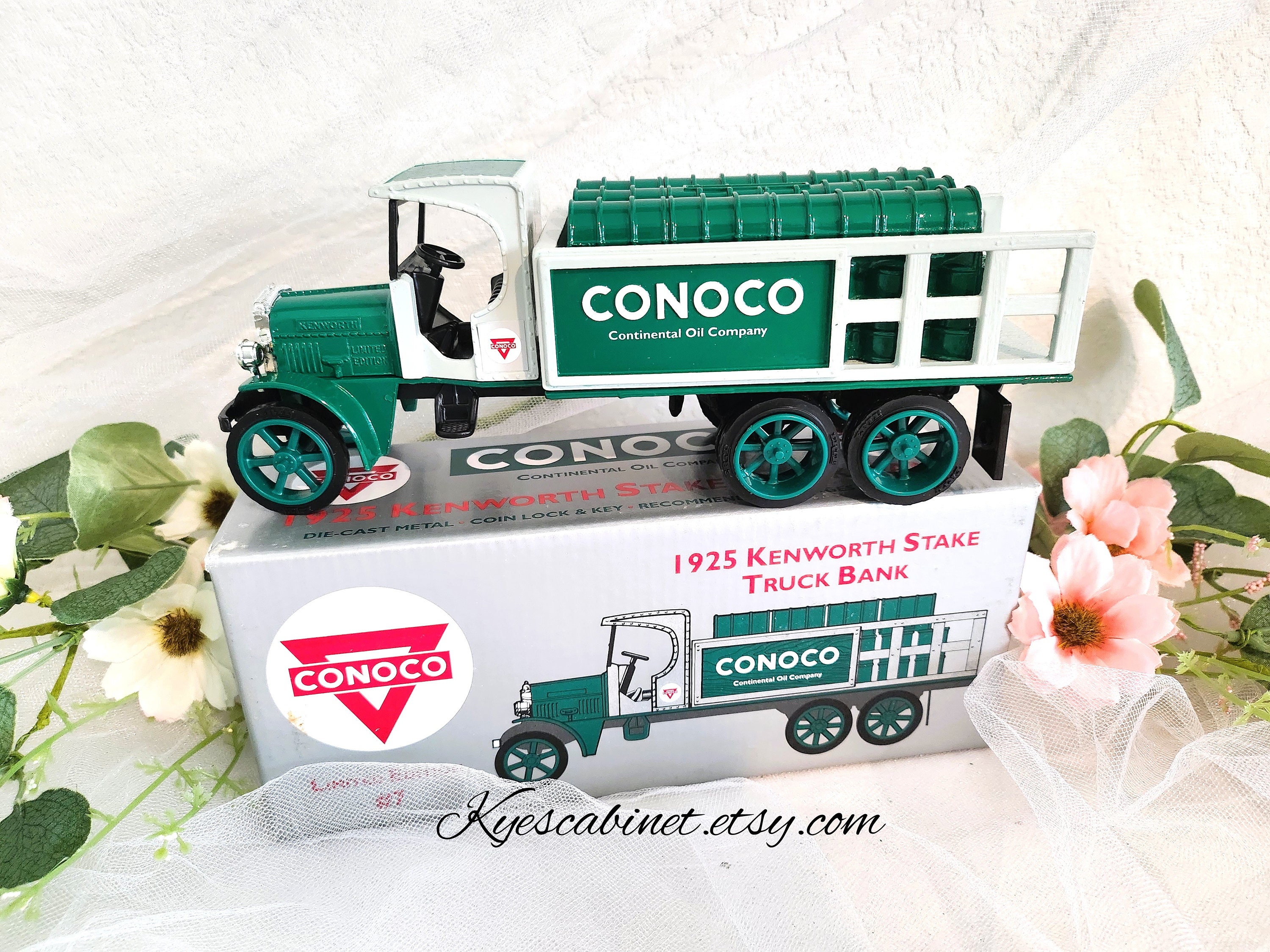 Conoco ERTL 1925 Kenworth Stake Truck Bank: Diecast Model Car - Etsy