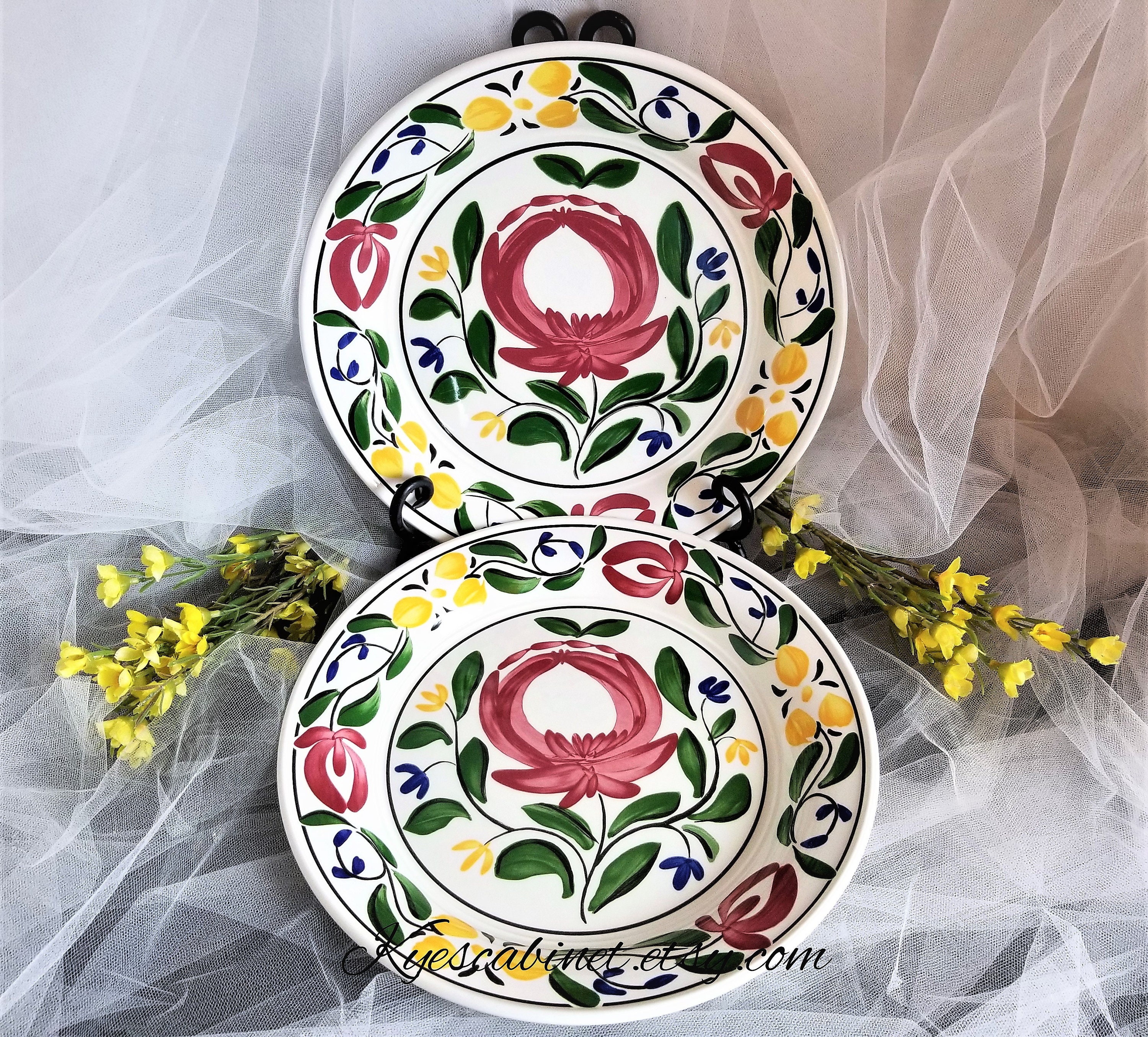 Portmeirion Welsh Dresser Dinner Plate Set of 2 Designed by