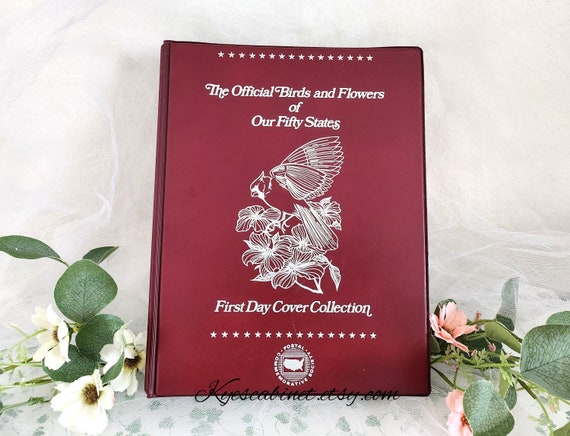 1982 First Day Cover Collection: Official Birds and Flowers of Our Fifty States