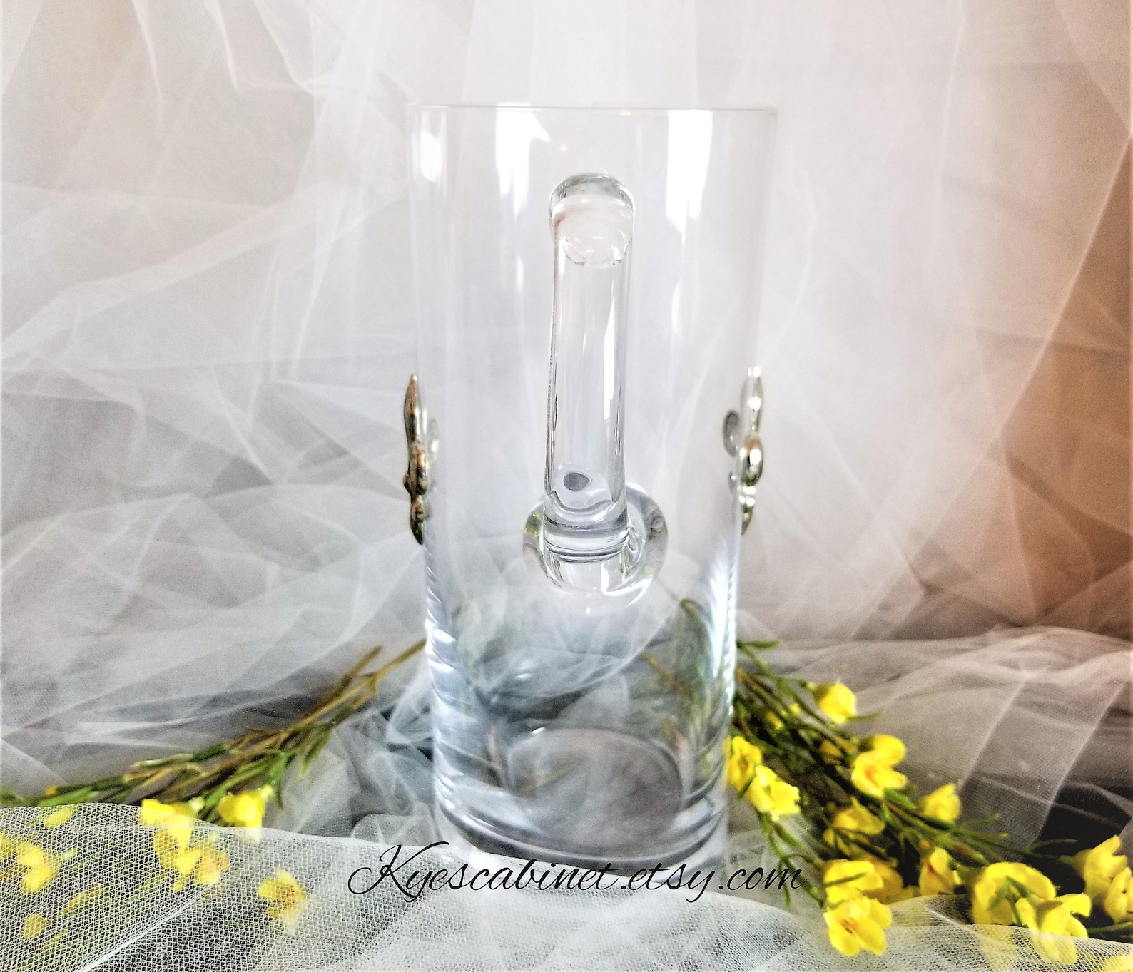 Bohemia Crystal Pitcher Made in Czech Republic 100 Lead Free Etsy