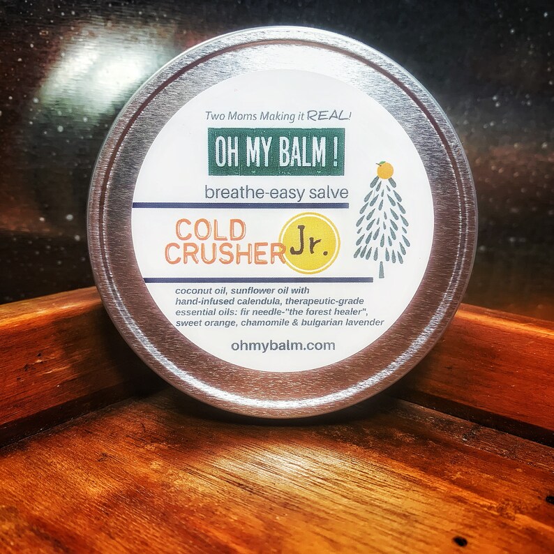 Cold Crusher JR. Salve Chest Rub Natural Vapor Rub Baby Etsy
