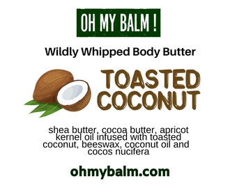 All-Natural Wildly Whipped Body Butter - Toasted Coconut