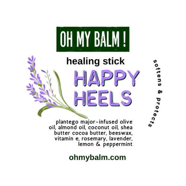 Happy Heels - Conditioning Balm for Heels - Super Conditioning - No Chemicals, no preservatives!