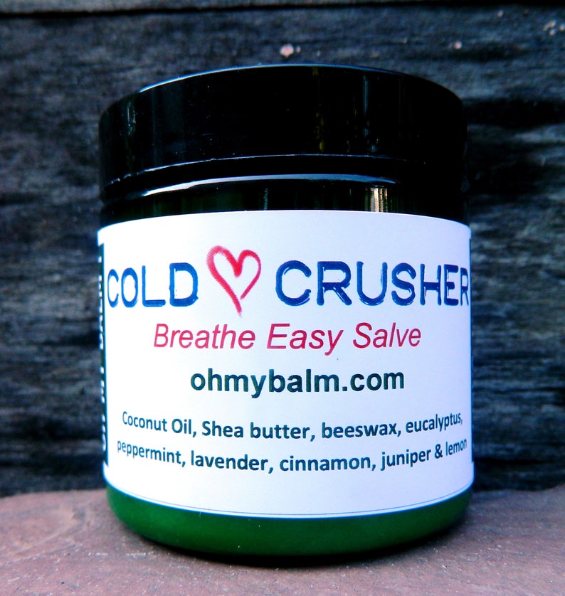 Cold Crusher Salve Chest Rub Natural Vapor Rub Etsy