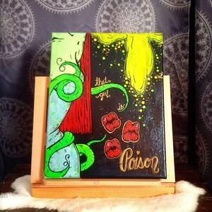 That girl is poison, 11x14 inch on canvas