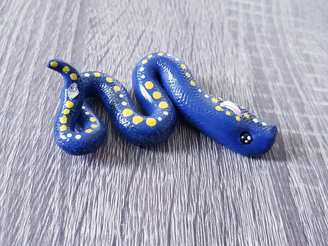 Qamar, Polymer Clay Snake Etsy