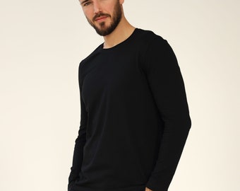 Men's long sleeve, black