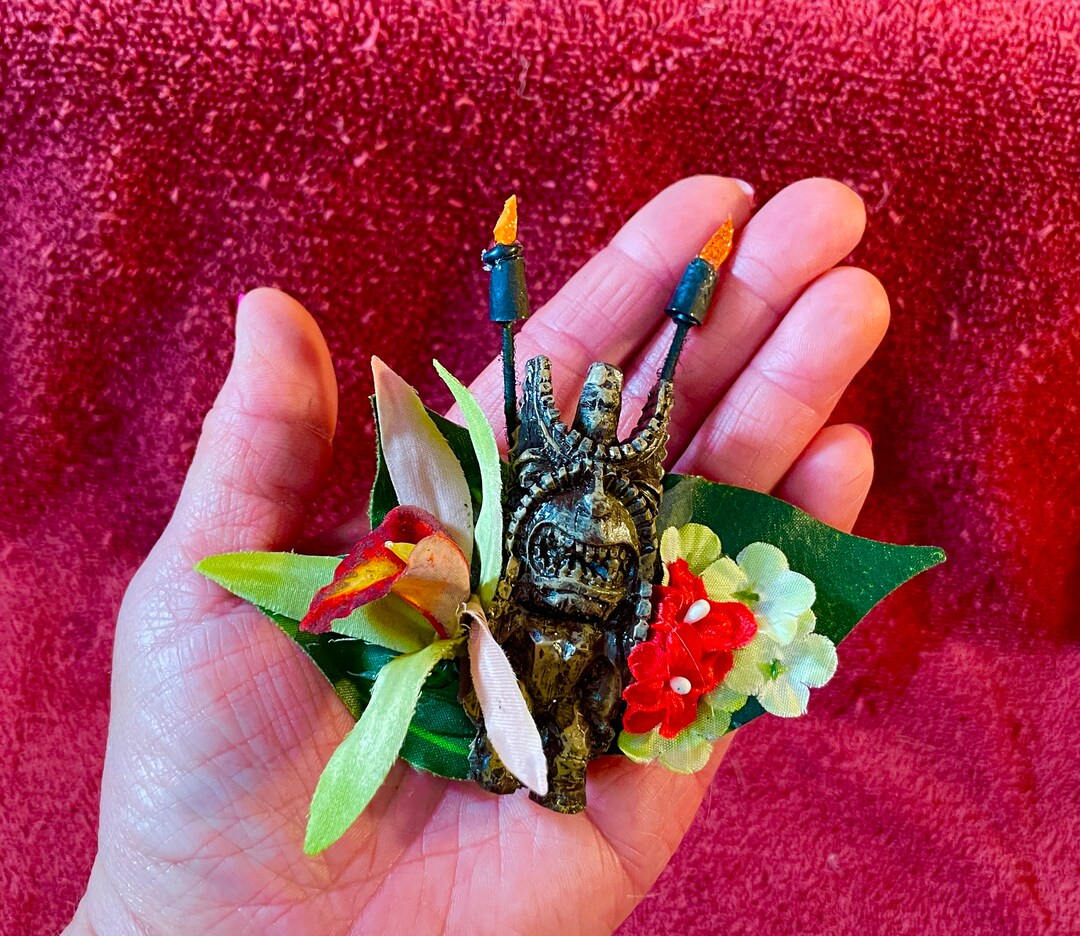 Mini Hawaiian KANE TIKI God Idol Tiki Torch Hat Fob Hatband Etsy