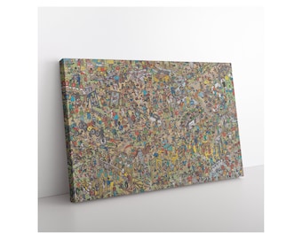 Where's Waldo Poster Canvas