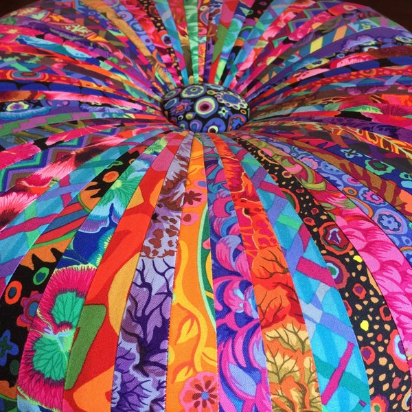 Kaffe Fassett Collective Tuffet Footstool by Dalgleish Cloth Works