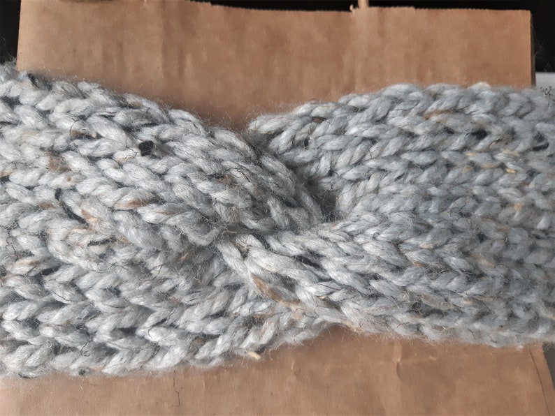 earwarmer New Knit The Change Tricot\u00e9 Twist Band Headband Handmade