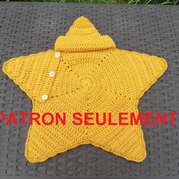 PATRON SEULEMENT Enveloppe réconfortante pour le dodo pour bébé - Modèle au crochet - identique à celui de Maggie dans les Simpsons