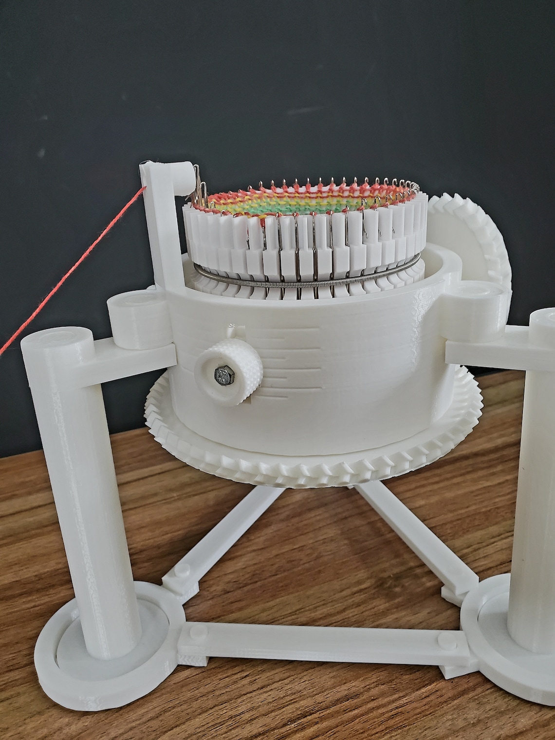 Machine à Tricoter Cylindrique Sentro 48 Aiguilles - Neuf - Idéale Pour écharpes, Bonnets