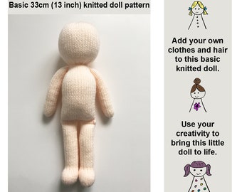 knitted doll pattern free